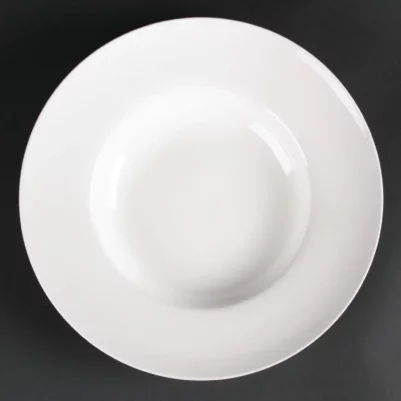 Assiettes creuses à soupe ou pâtes Olympia Lumina 205mm (Lot de 6)