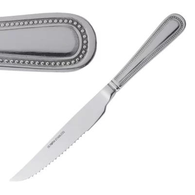 Couteau à viande Olympia Bead (Lot de 12)