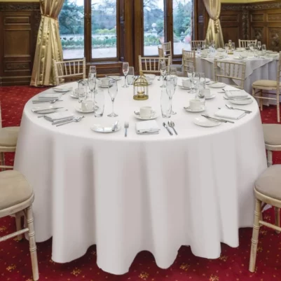 Nappe ronde blanche Mitre Essentials Occasions 2800mm