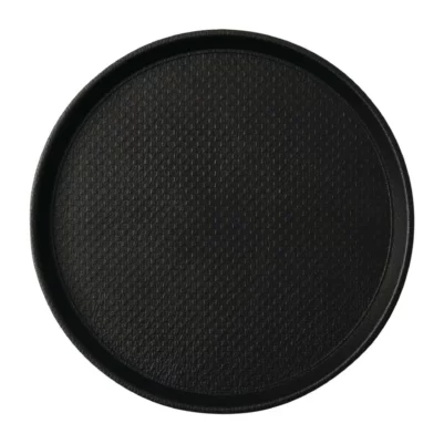Plateau antidérapant Roltex Blackline rond 310mm noir