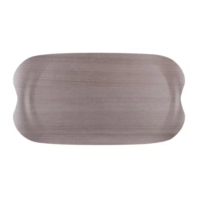 Plateau de service Roltex Wave 43x23cm bois gris veiné