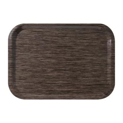 Plateau de service en mélamine Roltex Fast Food 375x265mm wengé