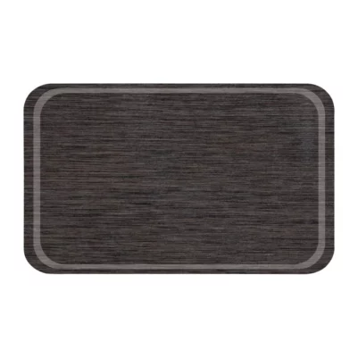 Plateau rond en mélamine Roltex GN1/1 antidérapant 530x325mm wengé