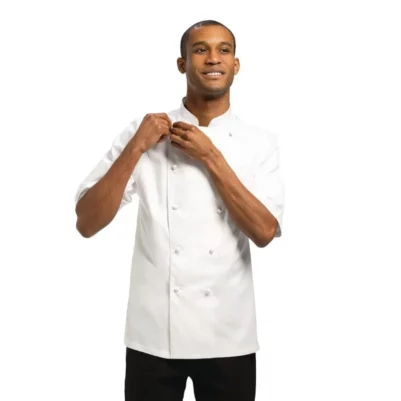 Veste chef unisexe Chef Works Executive Capri blanche EU56