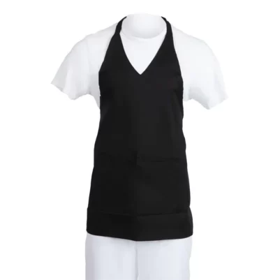 Tablier serveur col en V Whites noir