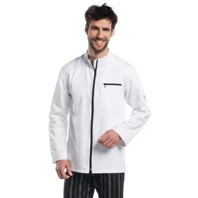 Veste de cuisine mixte Chaud Devant Modena blanche S