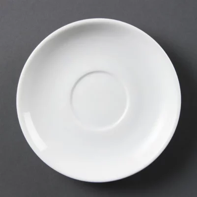Soucoupes empilables Olympia Whiteware (Lot de 12)