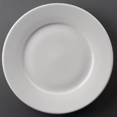Assiettes à bord large Olympia Athena 254mm (Lot de 12)