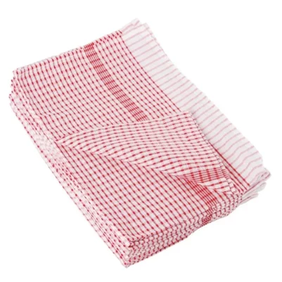 Torchons Vogue Wonderdry rouges (Lot de 10)