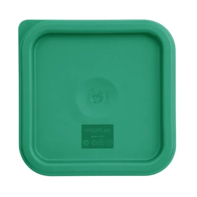 Couvercle carré vert petit Hygiplas