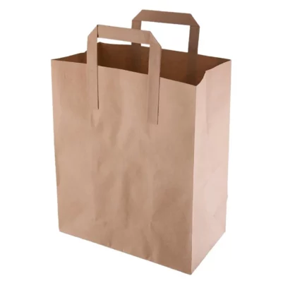 Sacs en papier Compostable marron 255 x 215mm (Lot de 250)