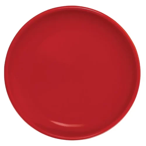 Assiette plate rouge Olympia Café 205mm (Lot de 12)