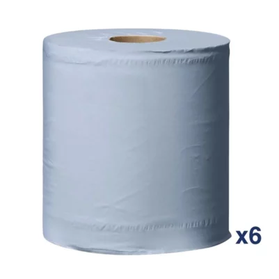 Bobines bleues pour distributeur à dévidage central Tork (lot de 6)