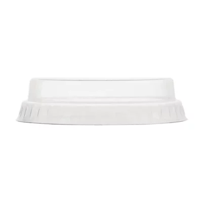 Couvercles plats pleins compostables en PLA Vegware 20 cl (Lot de 1000)