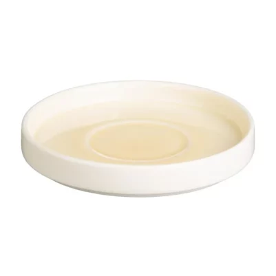 Soucoupes Olympia Fondant jaunes 135mm (lot de 6)
