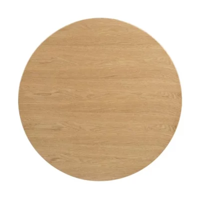 Plateau de table rond pré-percé coloris frêne naturel Bolero 600mm