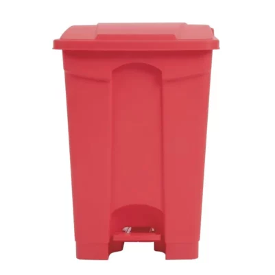 Poubelle de cuisine à pédale Jantex rouge 45L