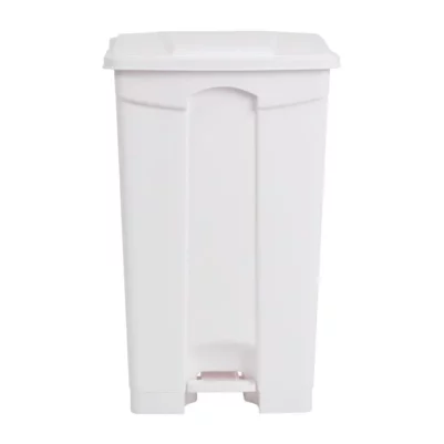 Poubelle de cuisine à pédale Jantex blanche 87L