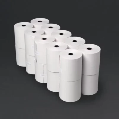 Rouleaux de caisse non thermiques 2 épaisseurs Olympia 76x71mm (lot de 20)