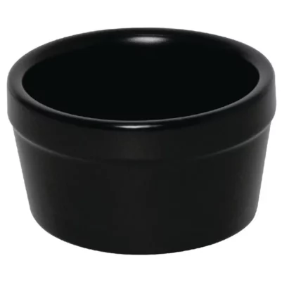 Ramequins noirs 77mm Olympia (Lot de 6)
