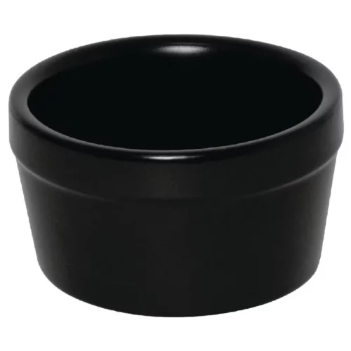 Ramequins noirs 77mm Olympia (Lot de 6)