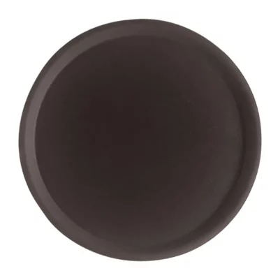 Plateau de service rond fibre de verre antidérapant Camtread Cambro noir 40,5 cm