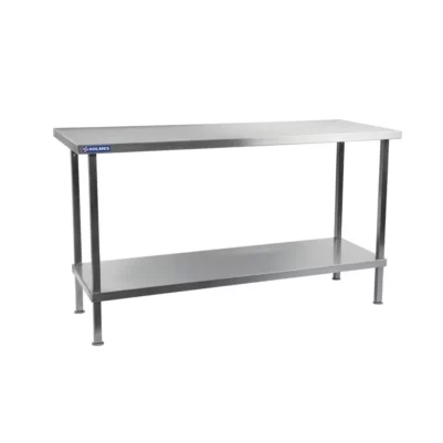 Table centrale en inox soudée Holmes 1800 mm