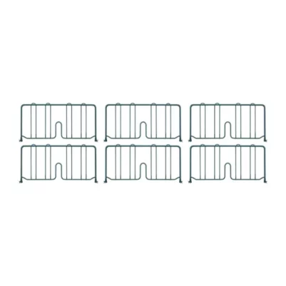 Séparateurs d'étagère Super Erecta Metro 460 x 203mm (lot de 4)