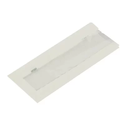 Sacs snack chaud en papier glassine compostable avec fenêtre NatureFlex Vegware (Lot de 1000)