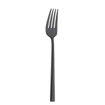 Fourchettes à dessert Amefa Metropole PVD noires (lot de 12)