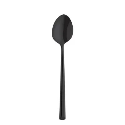 Cuillères à café moyennes Amefa Metropole PVD noires (lot de 12)