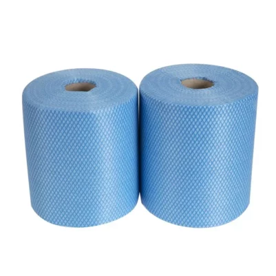 EcoTech Envirolite Super Chiffons de Nettoyage Antibactériens Bleu (Rouleau de 2 x 500)