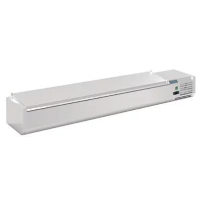Saladette à poser avec couvercle Polar Série G 10x GN 1/4
