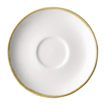 Soucoupes couleur craie pour tasses à espresso Olympia Kiln 140mm (lot de 6)