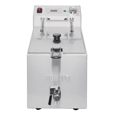 Friteuse simple Buffalo - 1 x 8L 2,9kW avec minuterie