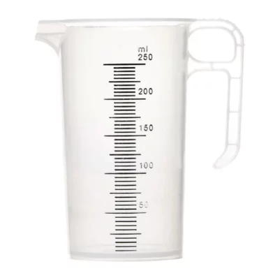 Pichet mesureur en polypropylène 250ml