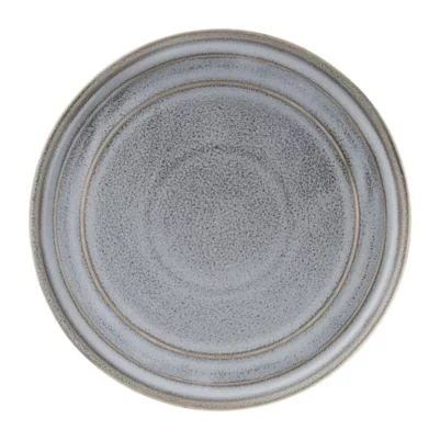 Assiettes plates rondes Olympia Cavolo anthracite 220mm (lot de 4)