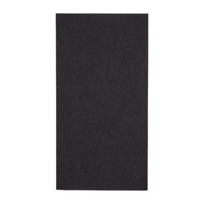 Serviettes dîner 2 plis format 1/8 Fiesta Recyclable 400mm noires (lot de 2000)