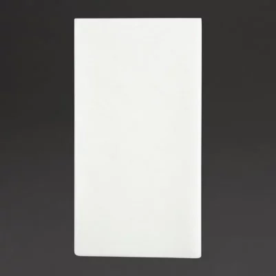 Serviettes de table Airlaid pliage en 8 Fiesta Recyclable Premium Tablin blanches 40x40cm (lot de 500)