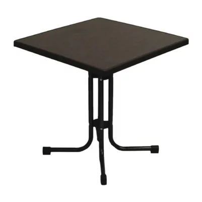 Table de patio démontable Limburg Pizarra 70 x 70 cm