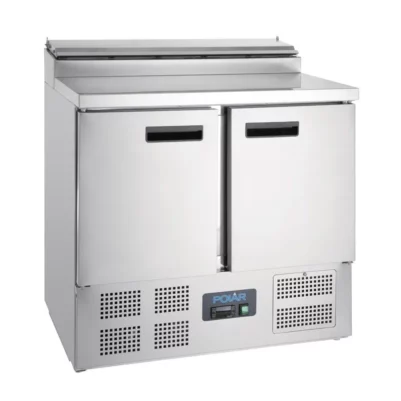Comptoir de préparation réfrigéré pizzas salades 254L Polar Série G