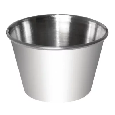 Pots à sauce en acier inoxydable Olympia 70ml (Lot de 12)