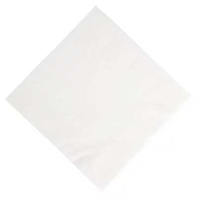 Serviettes déjeuner ouate blanches compostables Duni 400mm (lot de 1000)