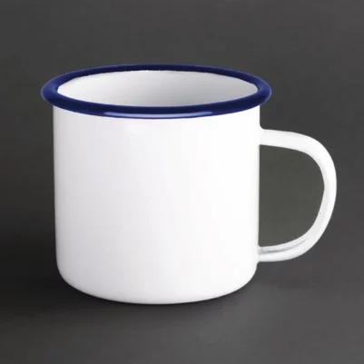 Mug en acier émaillé Olympia (Lot de 6)