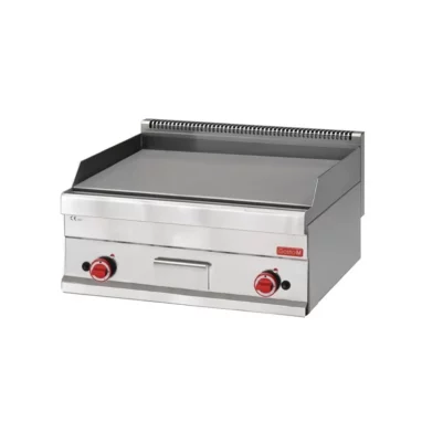 Plancha gaz plaque lisse chromée 65/70FTG-CR Gastro M 650