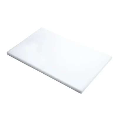 Planche à découper en polyéthylène haute densité Gastro M  blanche