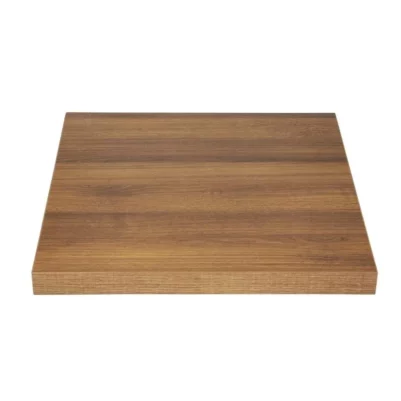 Plateau de table carré Bolero 600mm effet bois chêne rustique