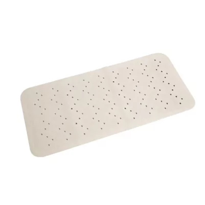 Tapis de bain antidérapant blanc Mitre Essentials