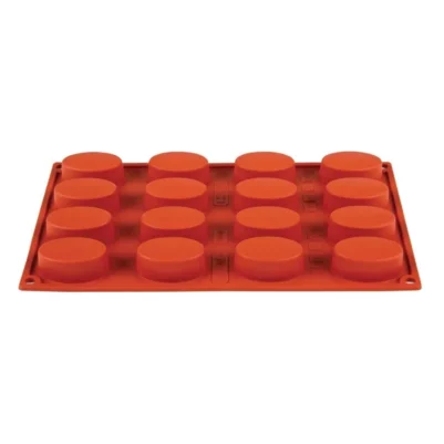 Plaque 16 ovales en silicone Pavoni Formaflex