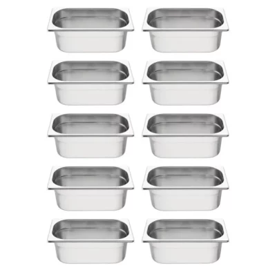 Lot de 10 bacs GN1/4 Vogue